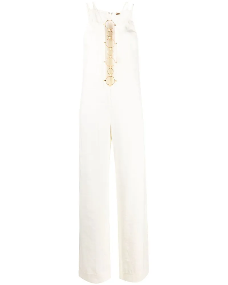 Cult Gaia Raye Jumpsuit - Weiß Weiß
