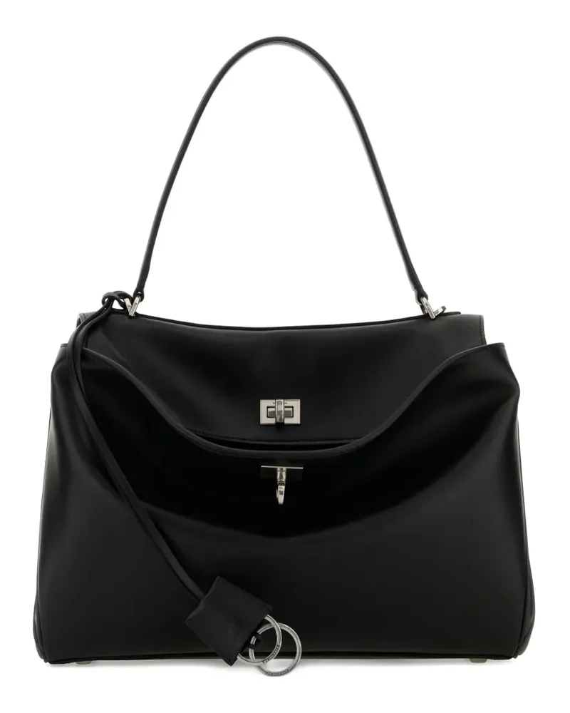 Balenciaga Mittelgroße Rodeo Tote Bag - Schwarz Schwarz