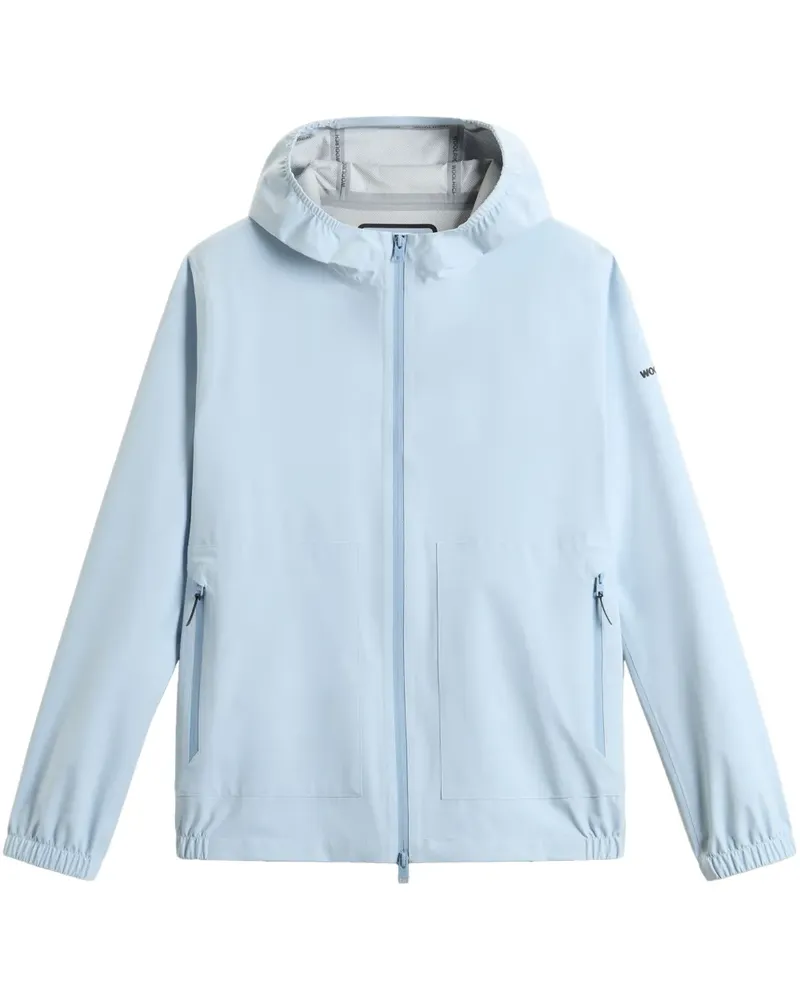Woolrich Pacific Two Layers Kapuzenjacke - Blau Blau