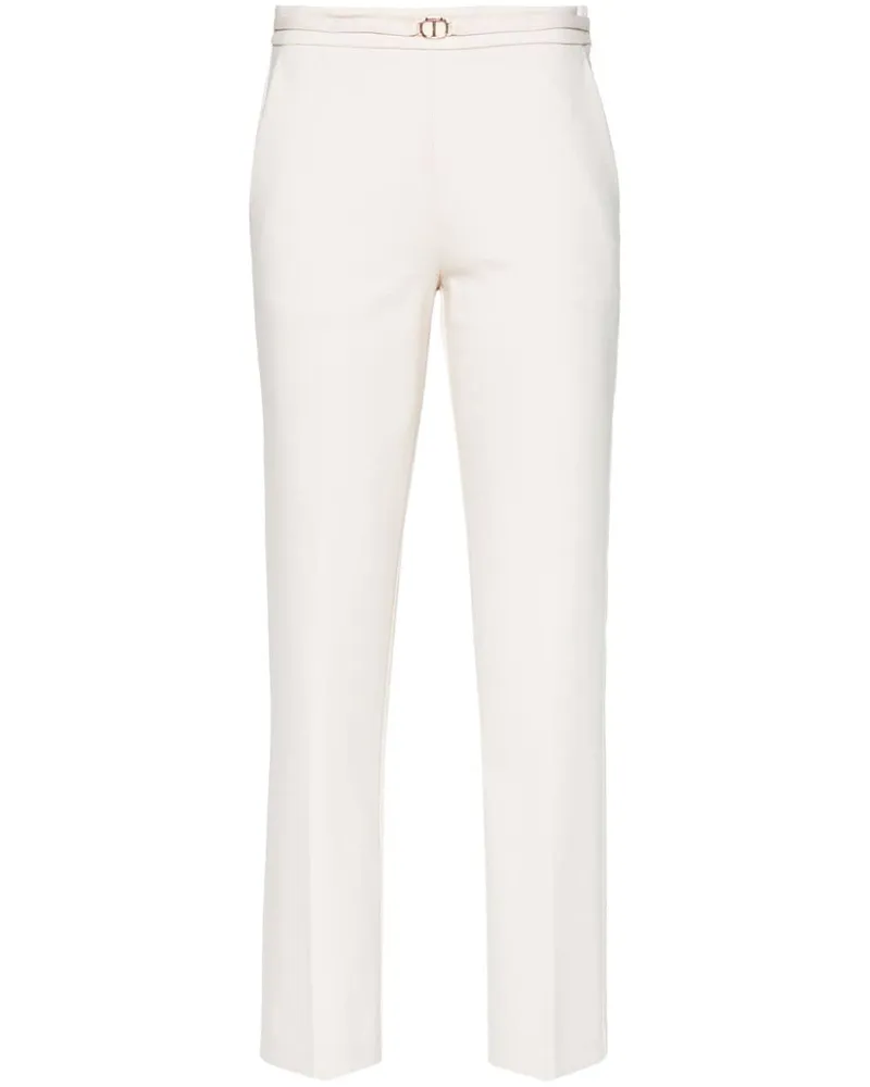 Twin-Set Oval T Hose mit Bügelfalten - Nude Nude