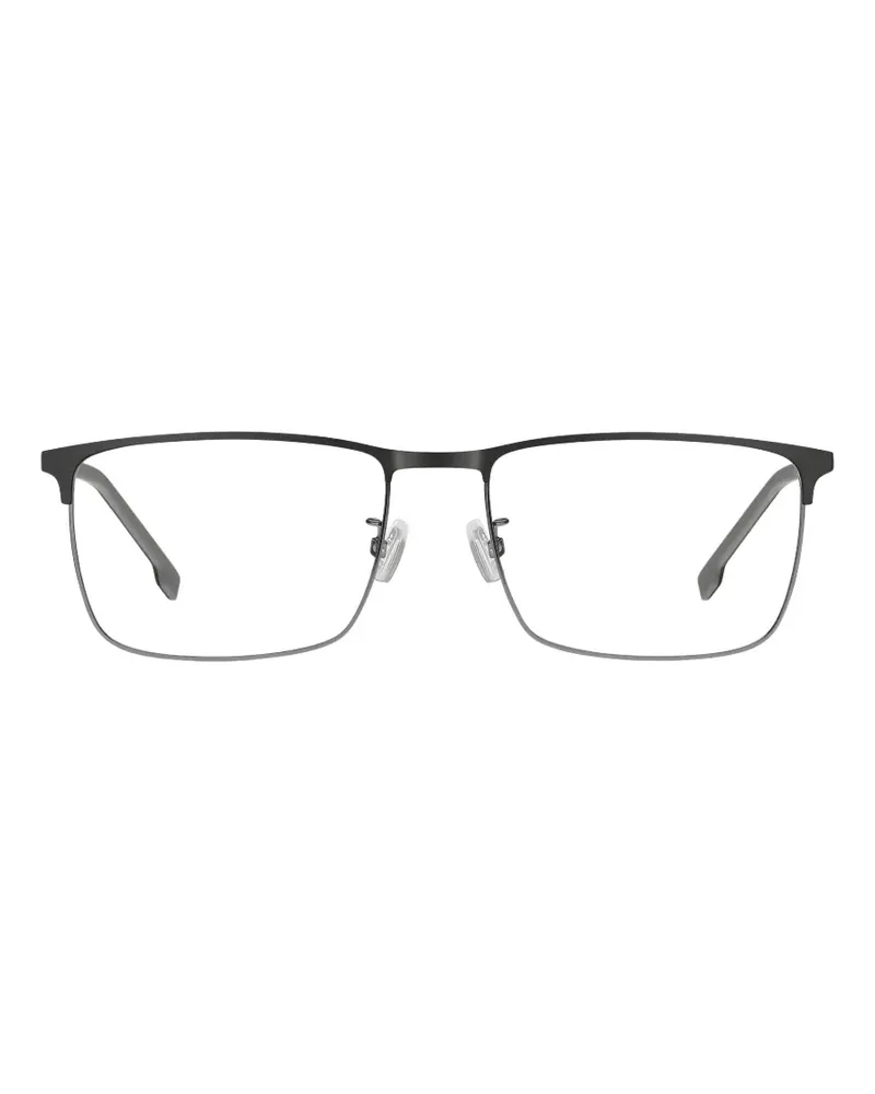 HUGO BOSS Brille mit eckigem Gestell - Schwarz Schwarz