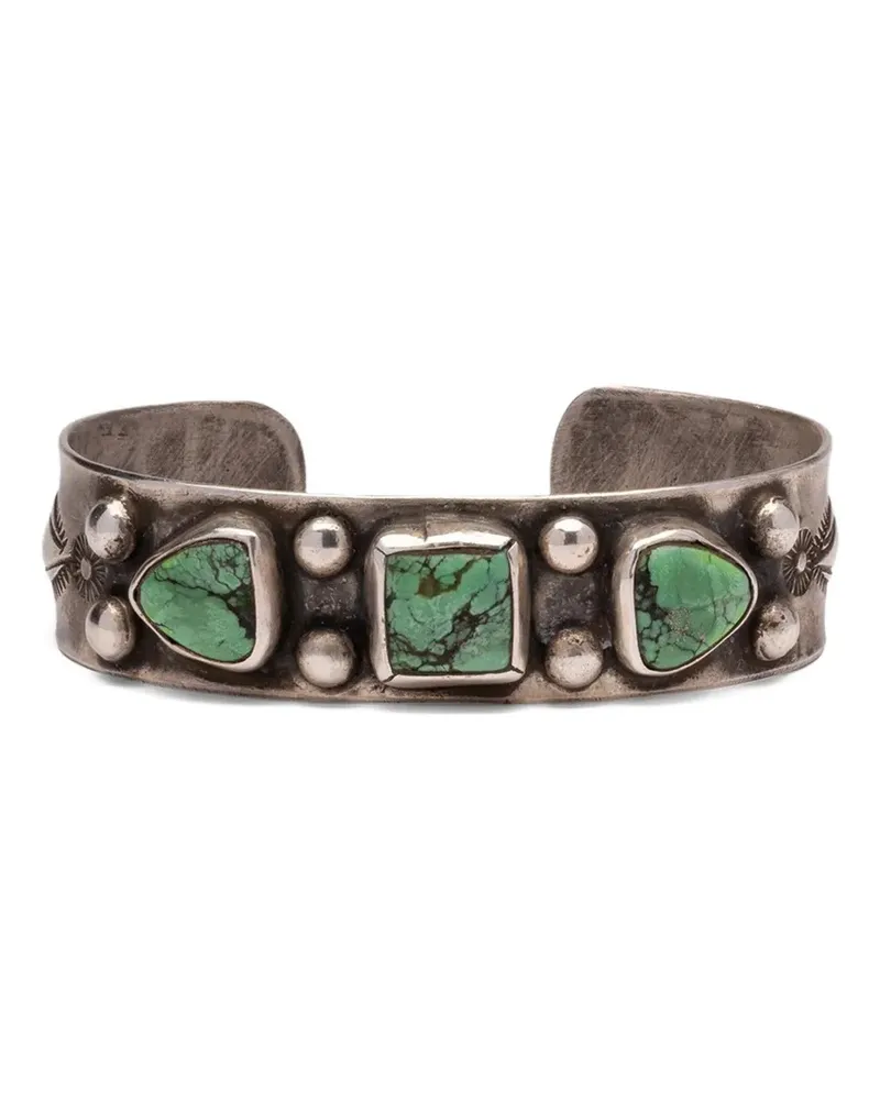Fortela turquoise-stone bracelet - Silber Silber