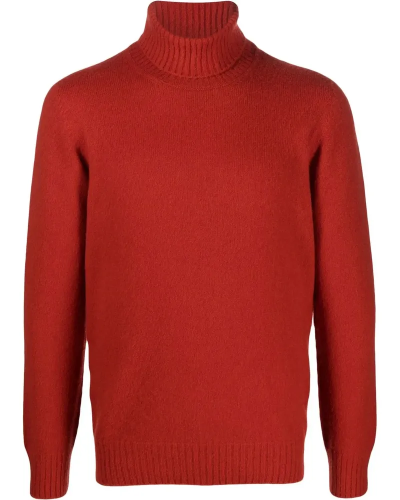 D4.0 Pullover mit Rollkragen - Rot Rot