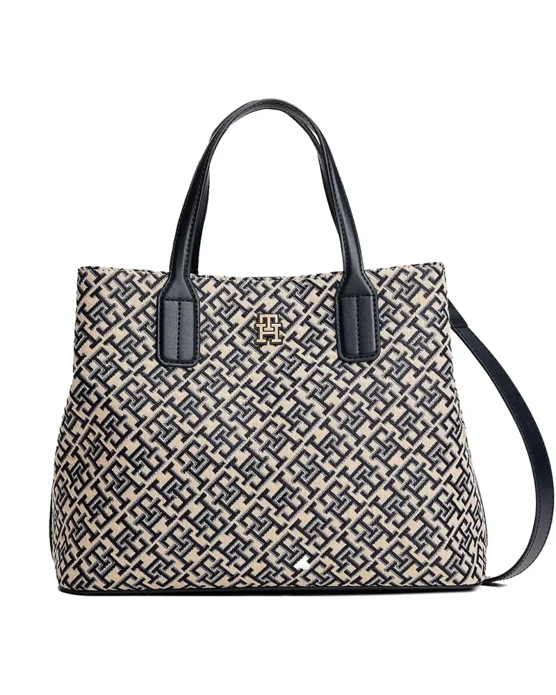 Tommy Hilfiger Shopper mit Monogramm - Nude Nude