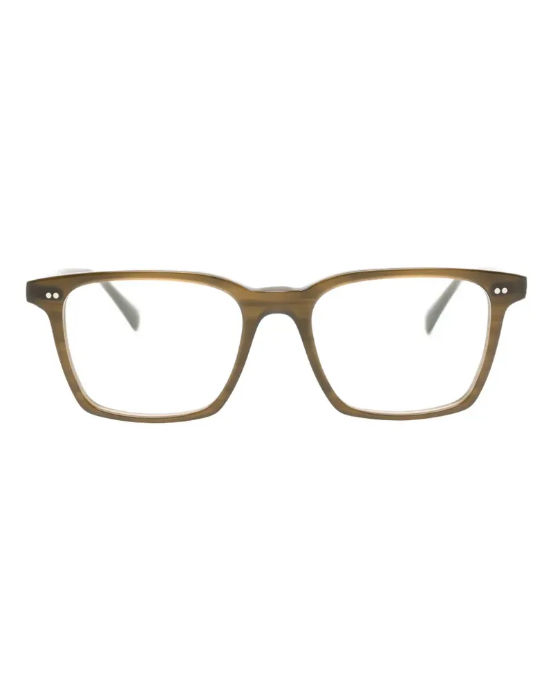 Oliver Peoples Maslow square-frame glasses - Braun Braun