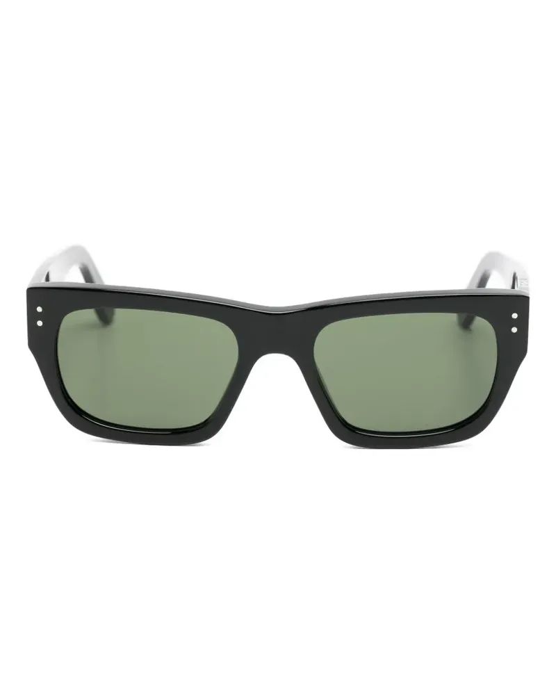 Totême Sonnenbrille mit eckigem Gestell - Schwarz Schwarz