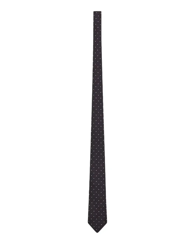 Saint Laurent Krawatte aus Seiden-Jacquard - Blau Blau