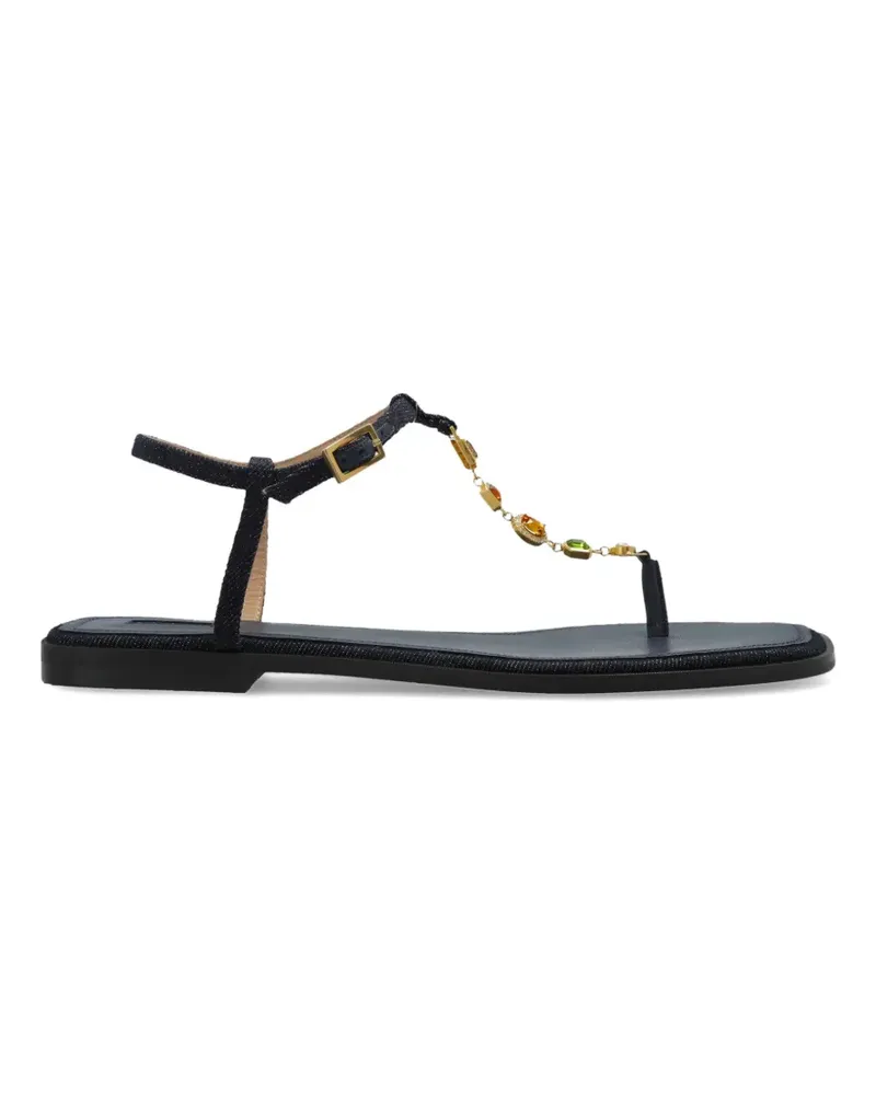 NODALETO jewel strap sandals - Blau Blau