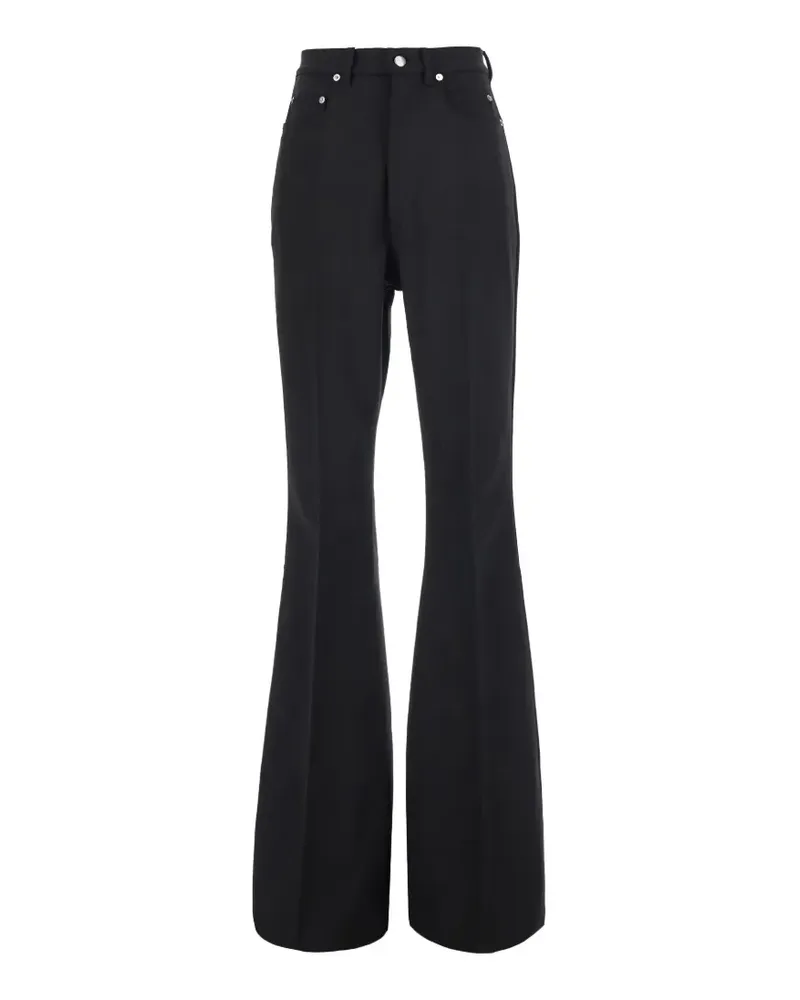 Rick Owens flared-leg trousers - Schwarz Schwarz