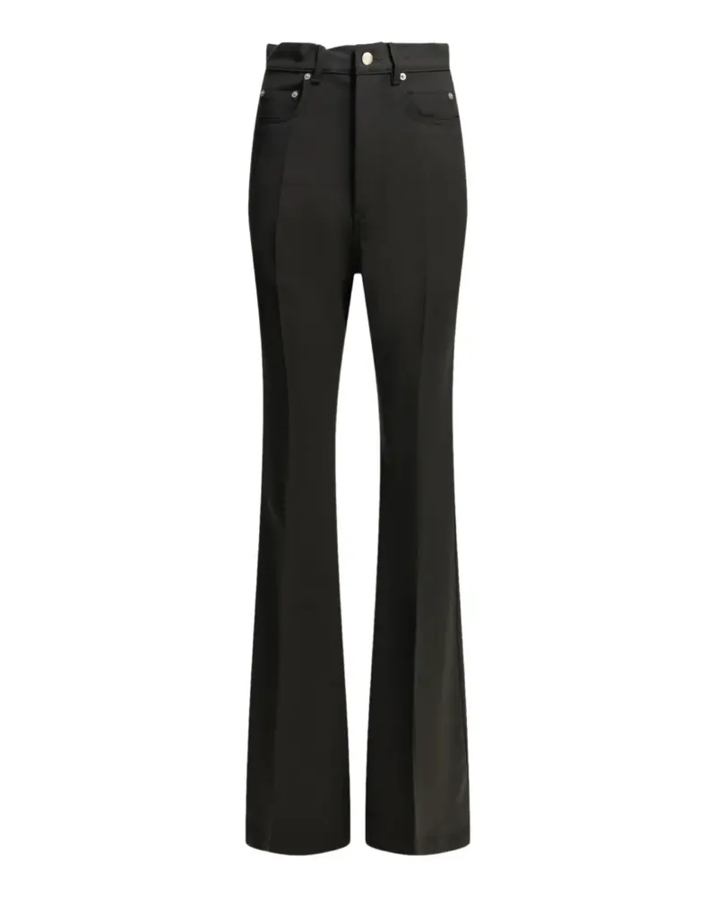 Rick Owens Ausgestellte Hose - Schwarz Schwarz