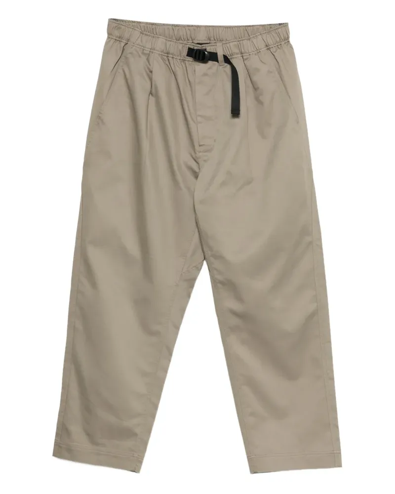 Goldwin Twill Easy belted trousers - Braun Braun