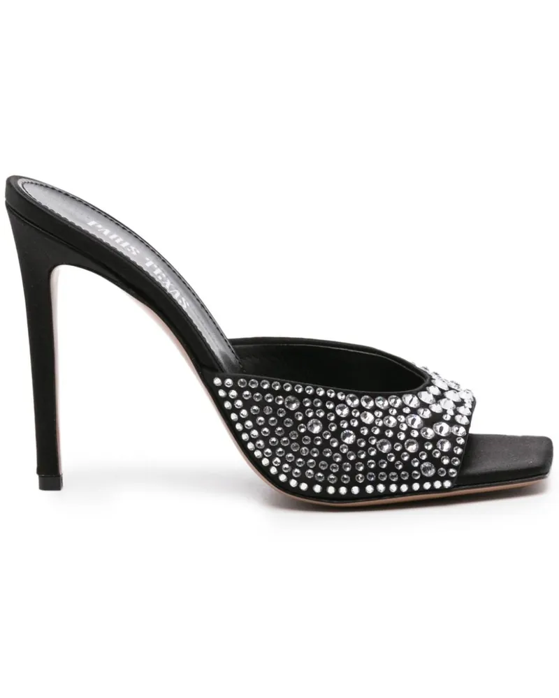 Paris Texas Holly Stiletto-Mules 110mm Schwarz