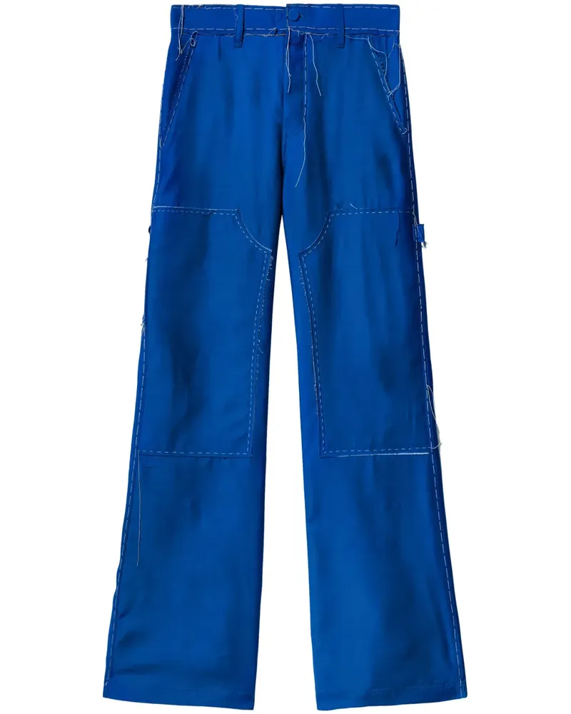 OFF-WHITE Hose im Workwear-Look - Blau Blau
