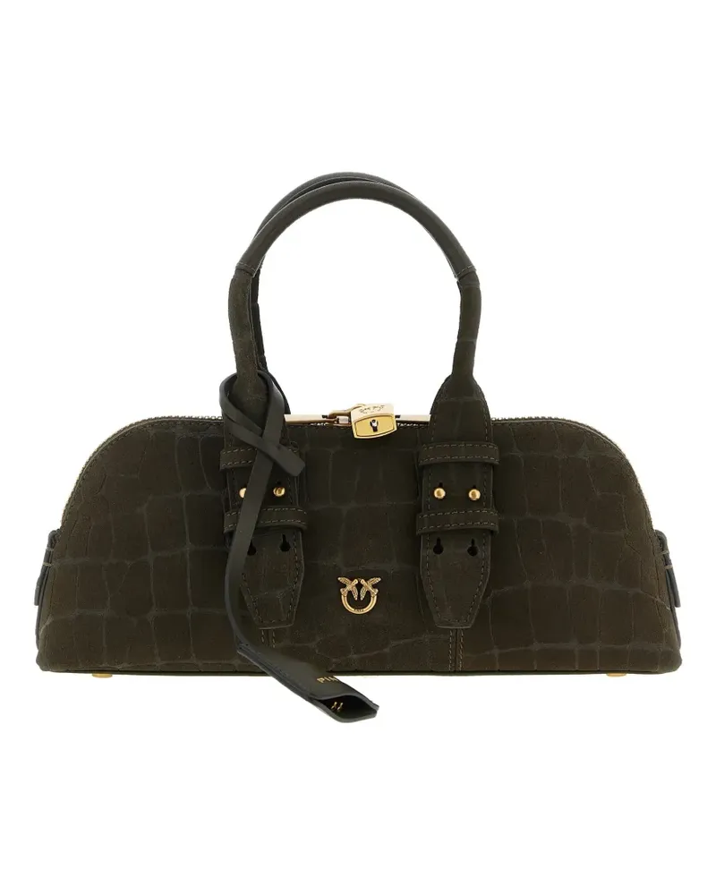 Pinko small Escape Baguette leather tote bag - Grün Grün