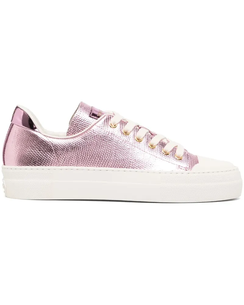 Tom Ford Sneakers im Metallic-Look - Rosa Rosa