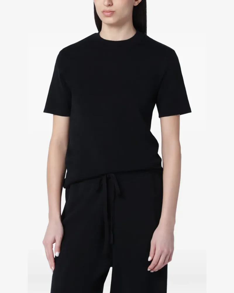 Entire Studios fine-knit T-shirt - Schwarz Schwarz