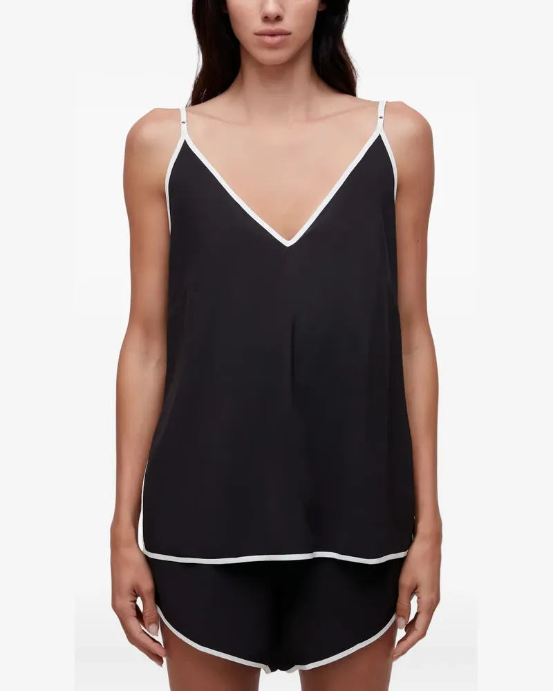Osklen Klassisches Camisole-Top - Schwarz Schwarz