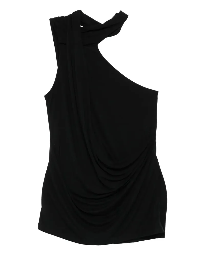 Entire Studios Asymmetrische Bluse - Schwarz Schwarz