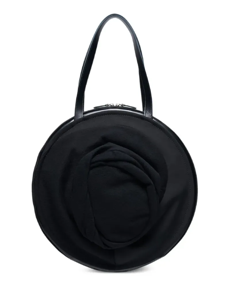 Junya Watanabe Tote Bag mit rundem Einsatz - Schwarz Schwarz