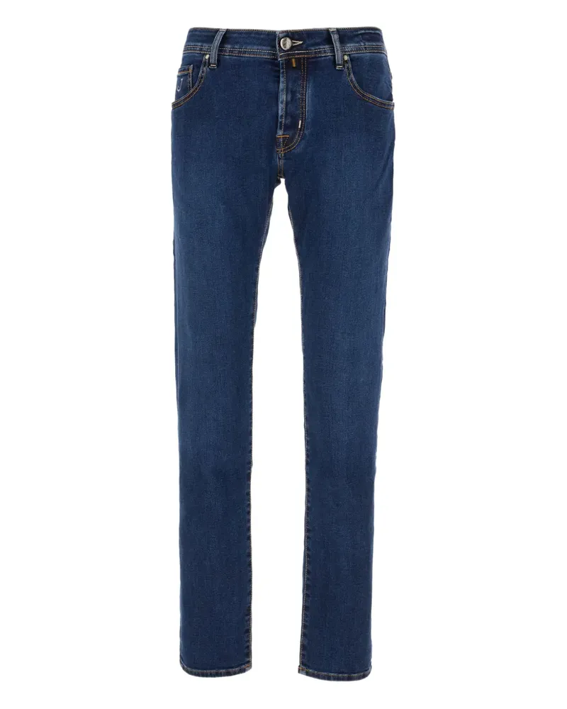 Jacob Cohën Jeans mit Kontrastnähten - Blau Blau