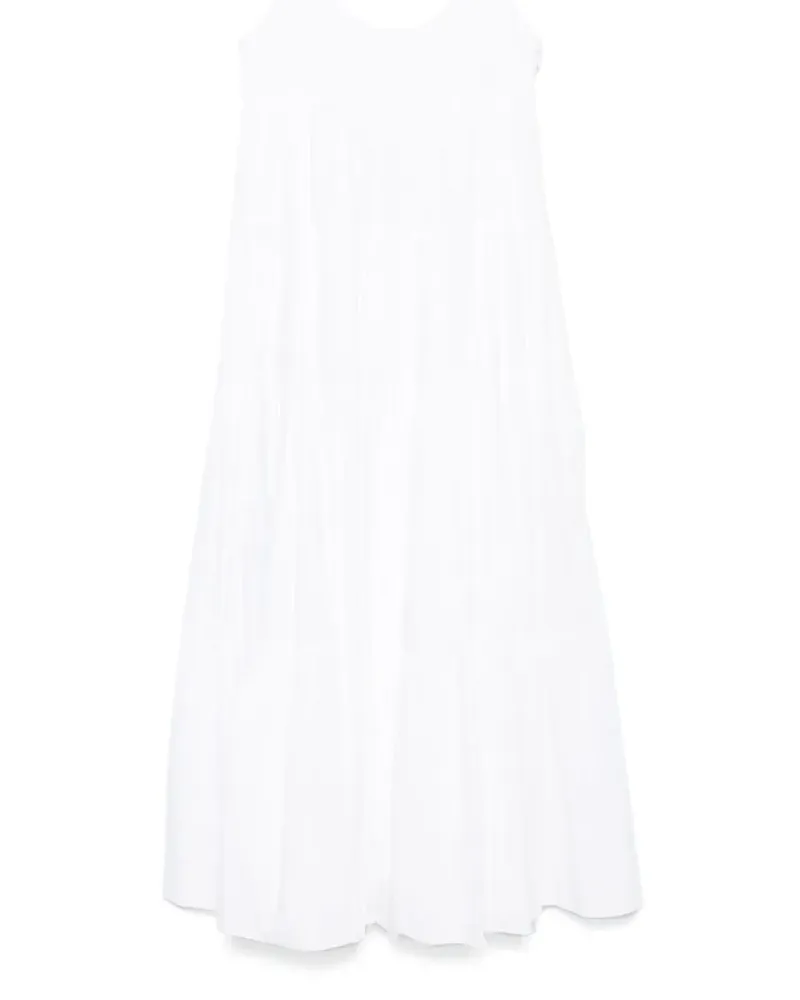 Michael Kors Maxikleid im Layering-Look - Weiß Weiß