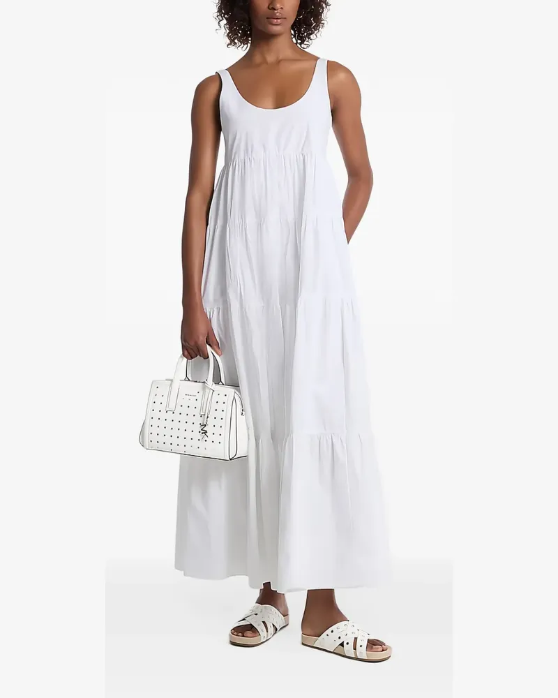 Michael Kors Maxikleid im Layering-Look - Weiß Weiß