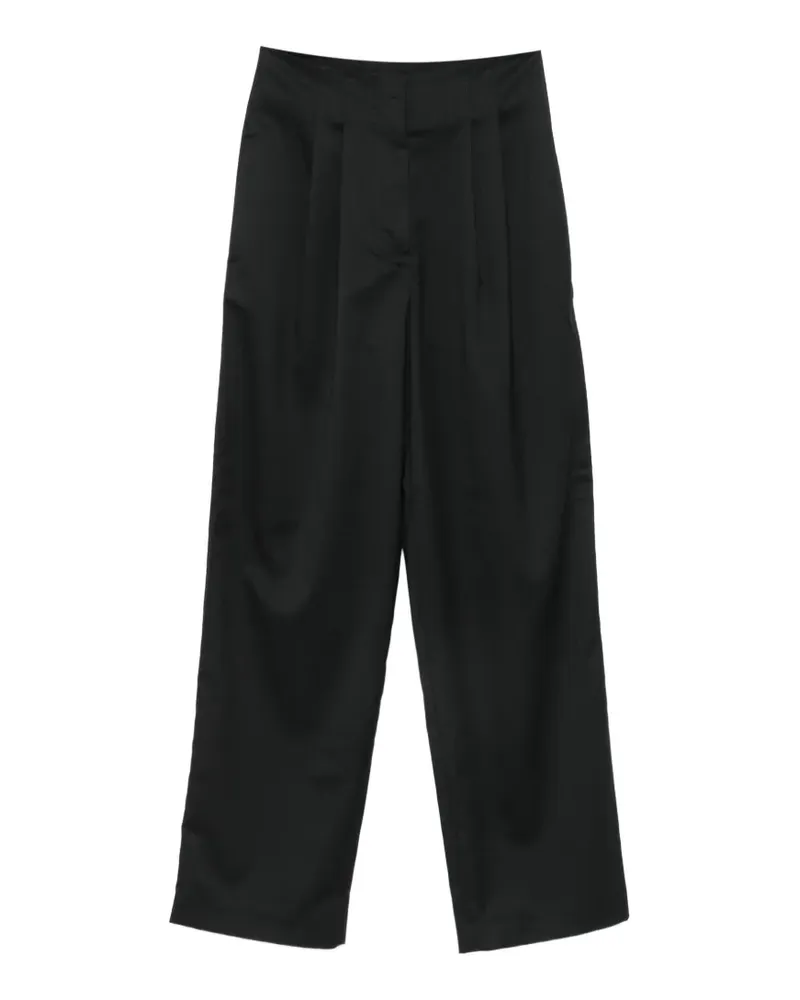 Sessùn Wide-Leg-Hose mit Bundfalten - Schwarz Schwarz