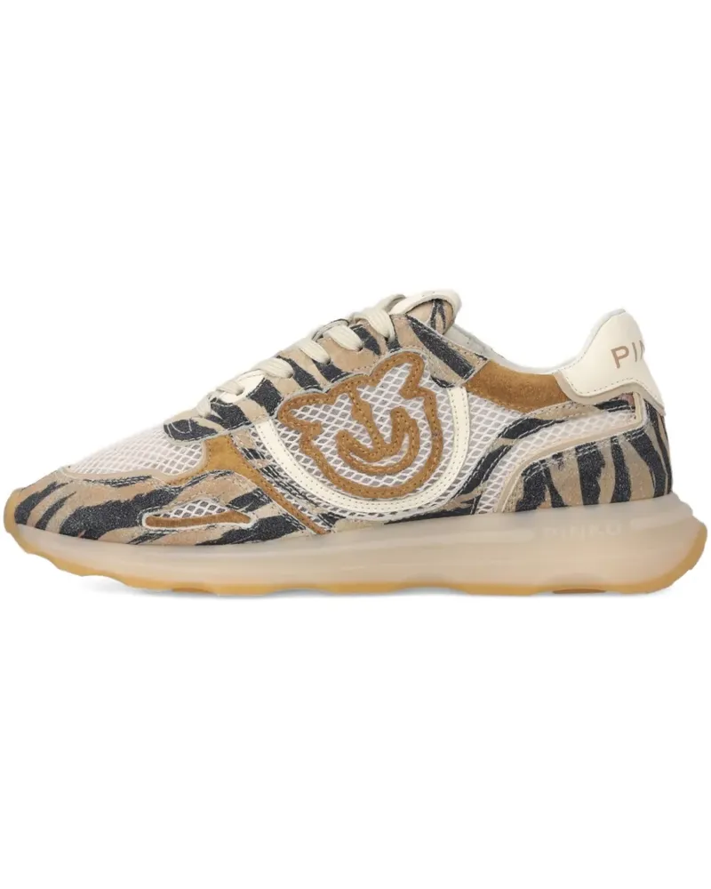Pinko Zoe Sneakers mit Tiger-Print - Nude Nude