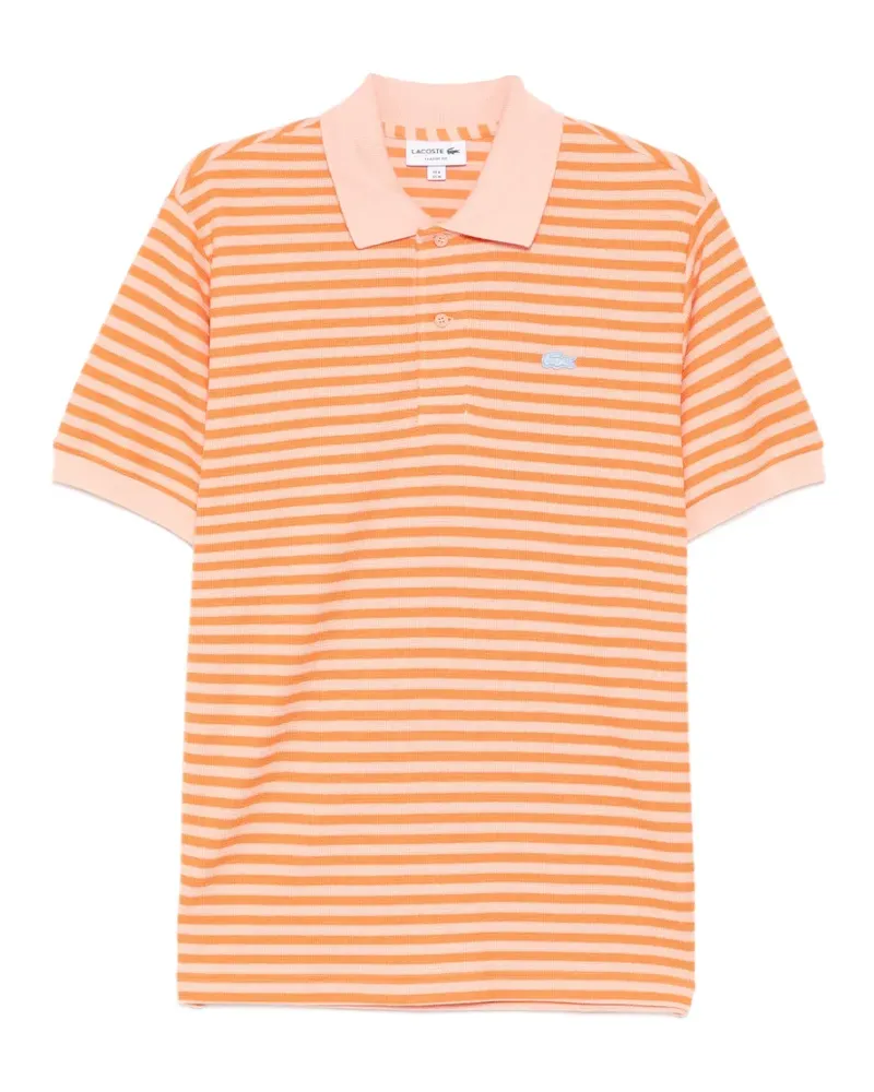 Lacoste striped polo shirt - Orange Orange