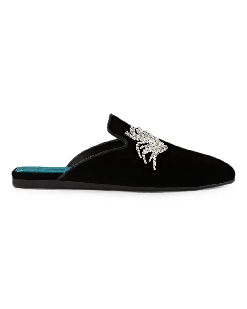 Giuseppe Zanotti Moritz Slipper - Schwarz Schwarz