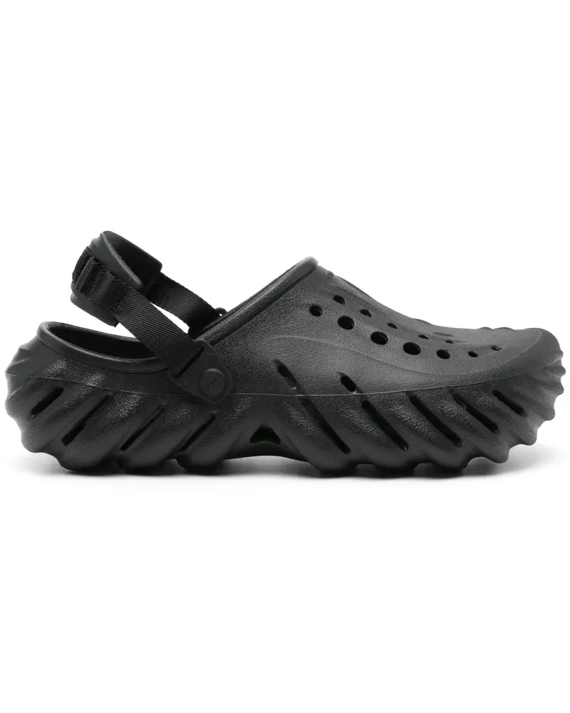Crocs Echo Clogs mit Logo-Prägung - Schwarz Schwarz