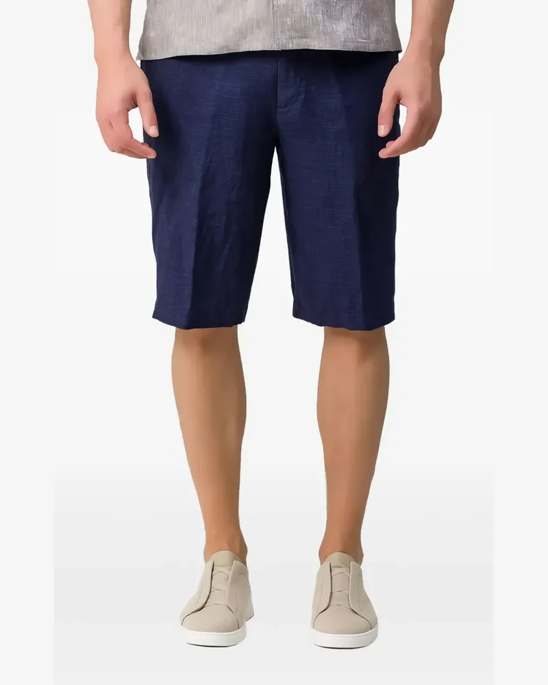 Ermenegildo Zegna Shorts aus Leinen - Blau Blau