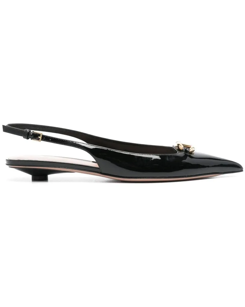 Valentino Garavani The Bold Edition VLogo Ballerinas 20mm Schwarz