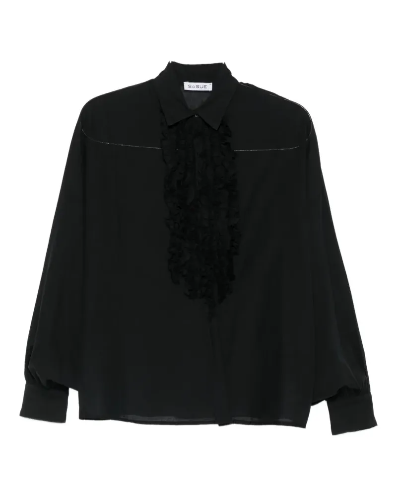 SoSUE Antonia shirt - Schwarz Schwarz