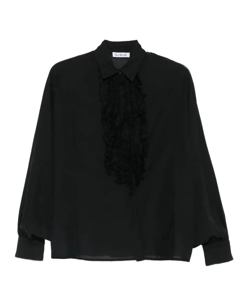 SoSUE Antonia shirt - Schwarz Schwarz