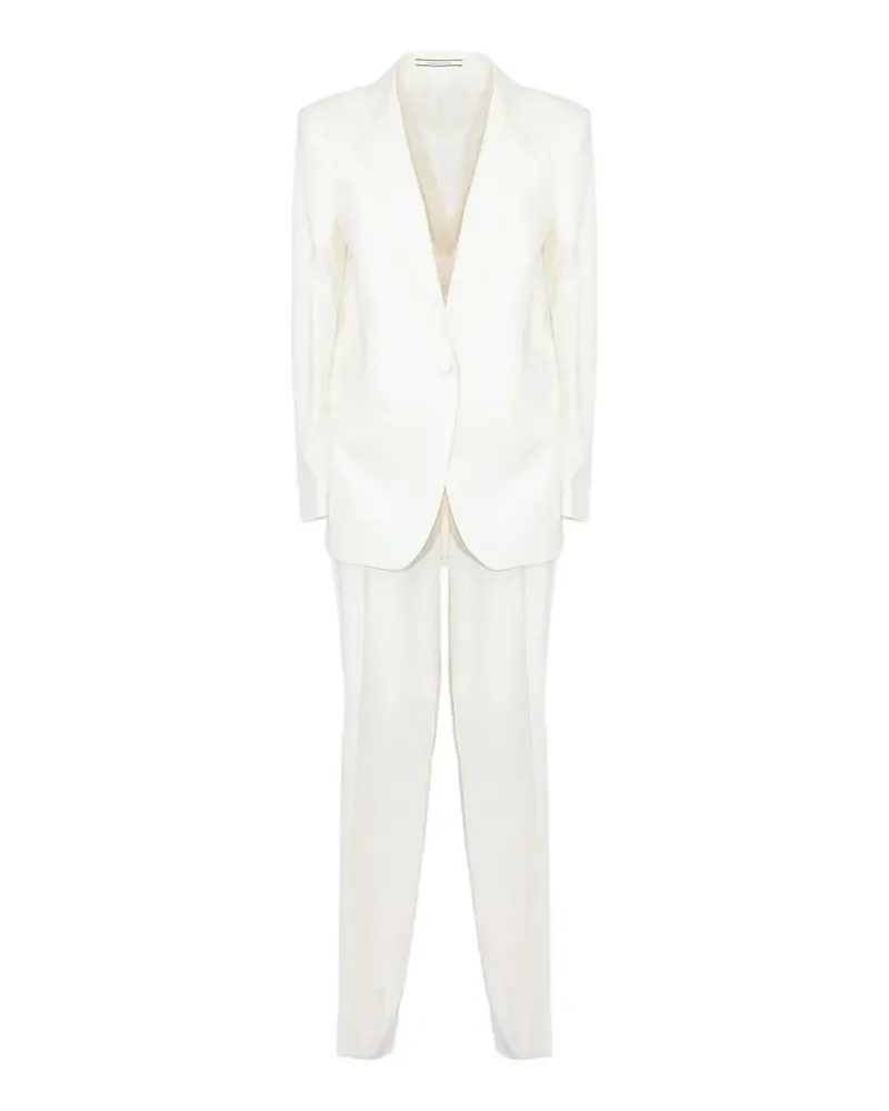 Tagliatore Adrianne single-breasted suit - Weiß Weiß