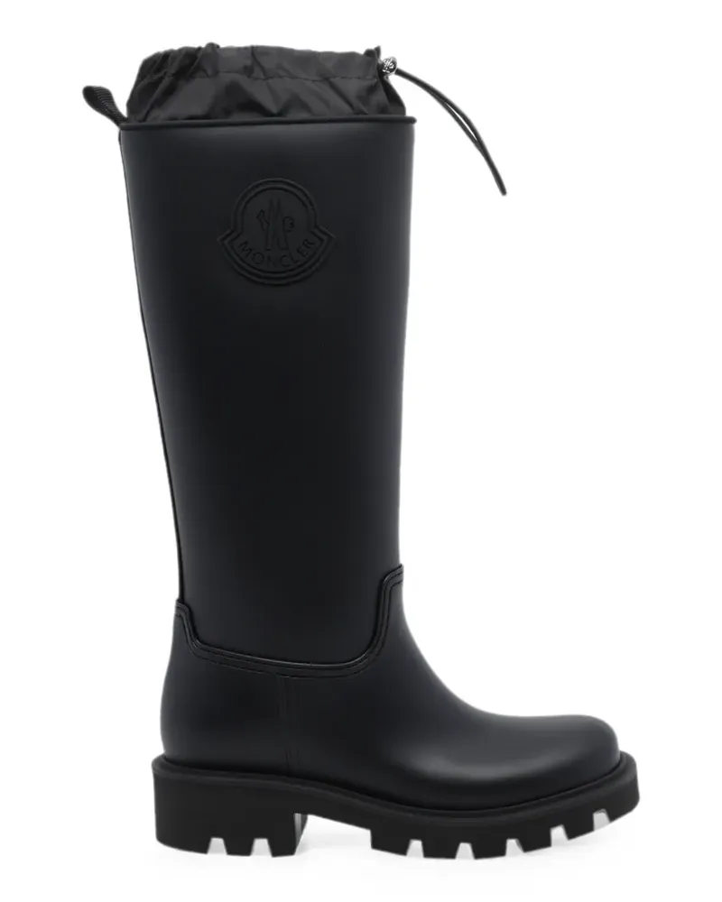 Moncler Kickstream rubber rain boots - Schwarz Schwarz