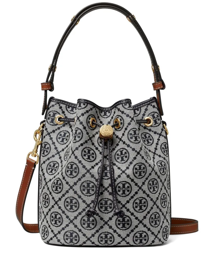 Tory Burch Beuteltasche mit T-Monogramm - Grau Grau