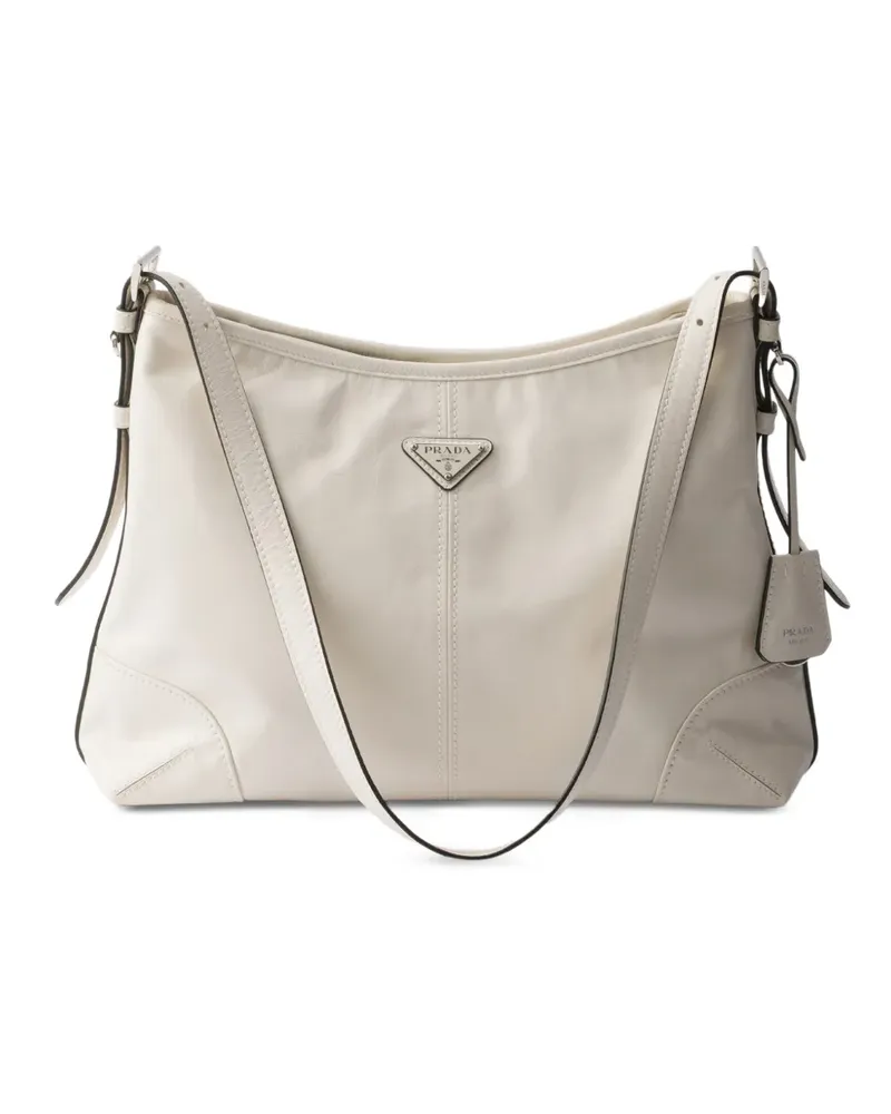 Prada Große Aimèe Schultertasche - Weiß Weiß