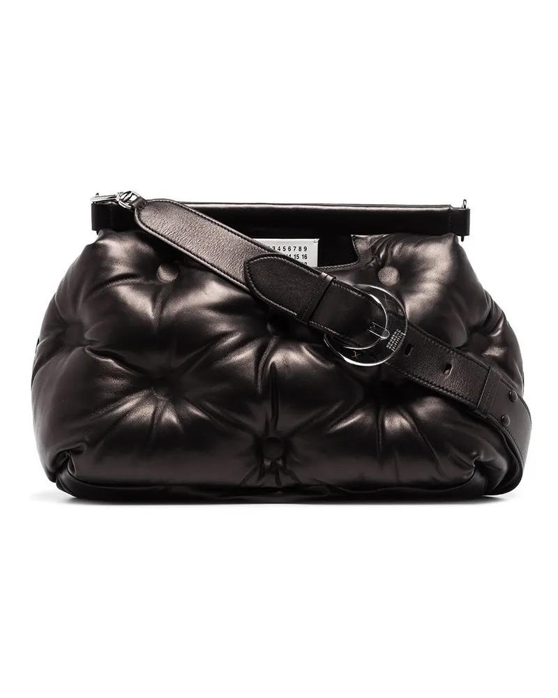 Maison Margiela Mittelgroße Glam Slam Classique Schultertasche - Schwarz Schwarz