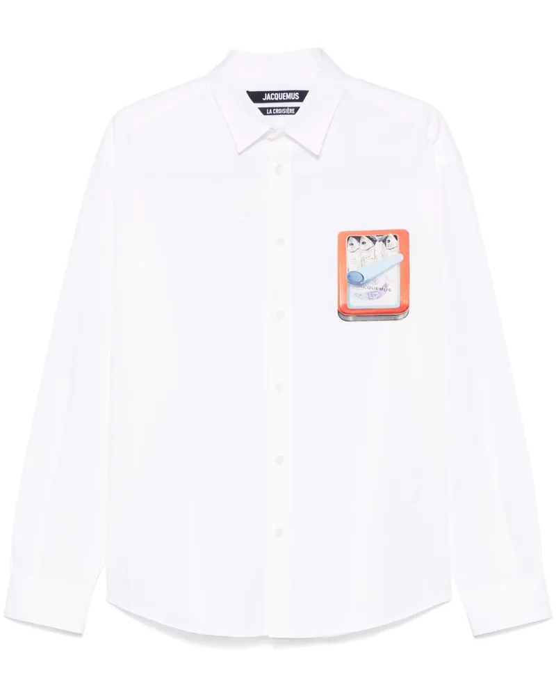 Jacquemus Le Simon Hemd - Weiß Weiß