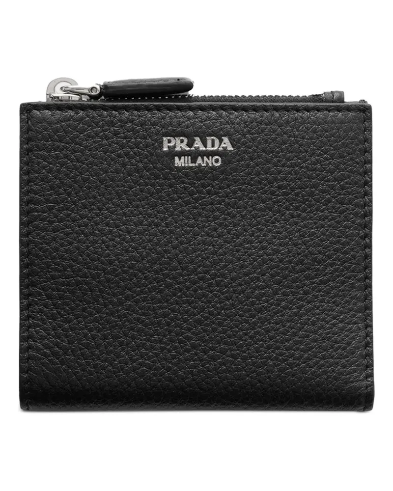 Prada small leather wallet - Schwarz Schwarz