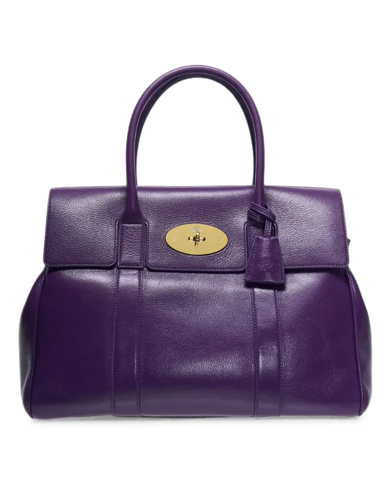 Mulberry Bayswater leather tote bag - Violett Violett
