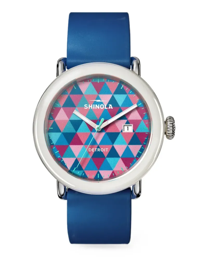 SHINOLA Detrola Armbanduhr 41mm - Blau Blau