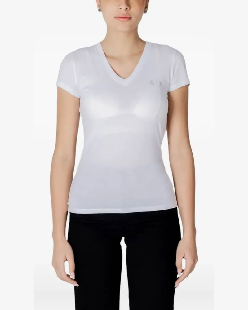 Armani Exchange cotton T-shirt - Weiß Weiß
