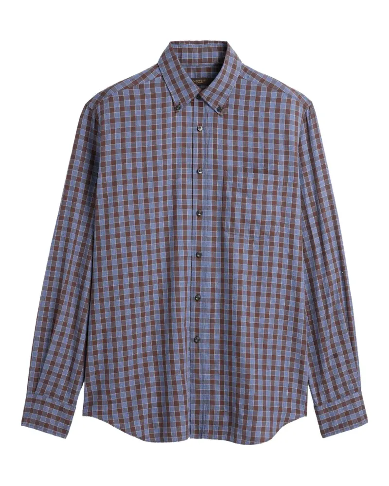Slowear Glanshirt check-pattern shirt - Braun Braun