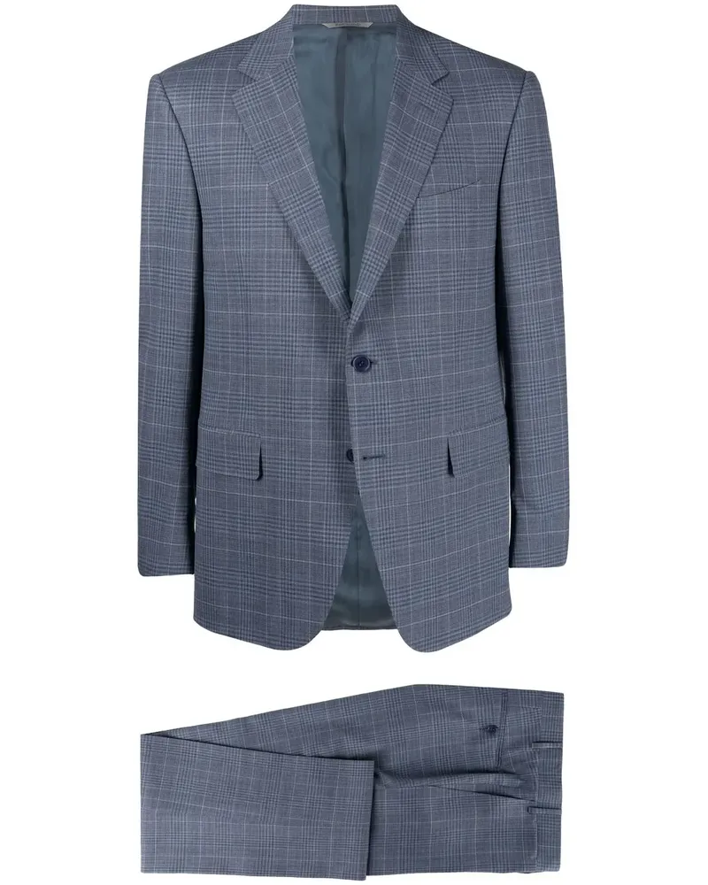 Canali Kariertes Sakko - Blau Blau