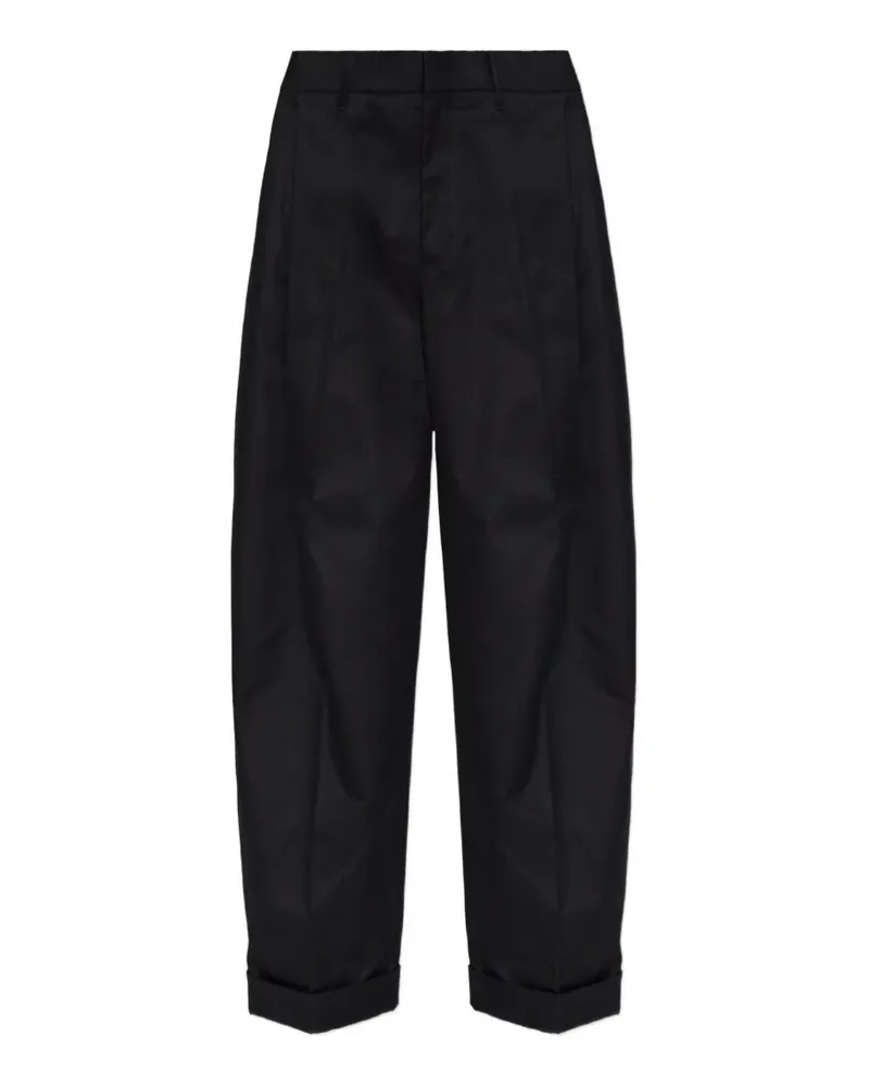 Dsquared2 Hose mit Bundfalten - Schwarz Schwarz