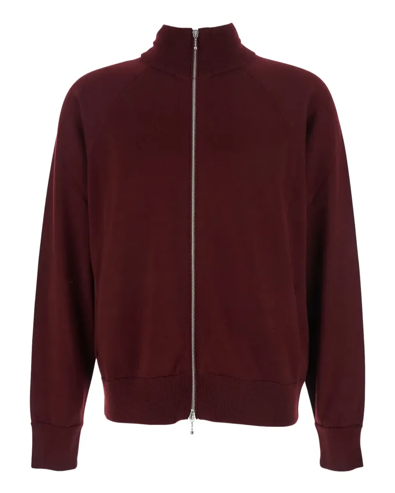 Jil Sander Cardigan mit Reißverschluss - Rot Rot