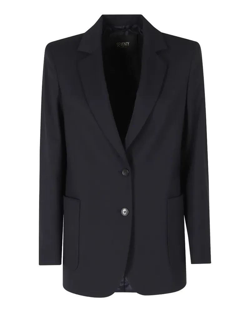 Seventy single-breasted notched-lapel blazer - Blau Blau
